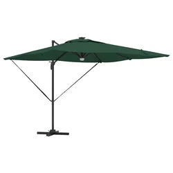 Roma Suncobran Zelena 286 x 284 x 270 cm Aluminij i poliester
