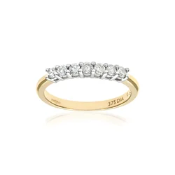 DIAMANT LETERNEL Prstan Eternity zlata