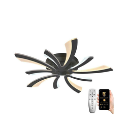 Brilagi-LED prigušiva plafonska svetiljka TWIST LED/55W/230V 3000-6500K antracit + daljinski upravljač
