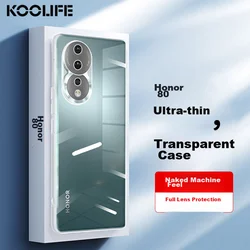 Koolife Maska za mobilni telefon Honor 80, Providna