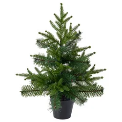 VINTERFINT Veštačka biljka u saksiji, unutra/spolja/jelka zelena, 12 cm