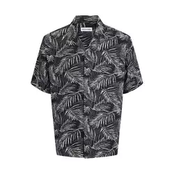 Jack & Jones Srajca Jeff 12288854 Črna Relaxed Fit