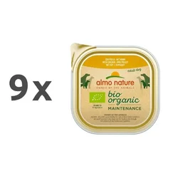Almo Nature Bio Organic - piščanec 9 x 300 g
