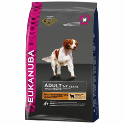 Eukanuba Adult Small & Medium Breed Lamb & Rice 2 x 12 kg