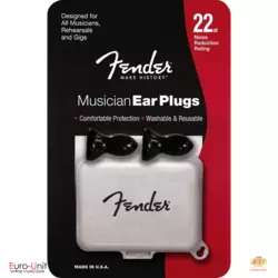 FENDER Musician Series Black Ear Plugs čepi za ušesa