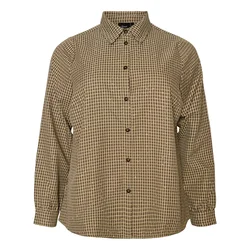 Zizzi Bluza TALA rjava