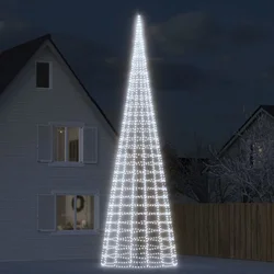 LED božićno drvce 3000 LED hladno bijelo 800cm