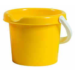 Androni Vedierko s výlevkou - priemer 13 cm, žlté