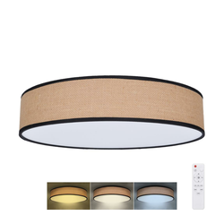 Solight WO8003-LED Prigušiva svetiljka BROWNIE LED/48W/230V 3000-6500K, prečnik 40 cm + daljinski upravljač