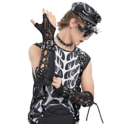 Rokavice DEVIL FASHION - Črne - GE034