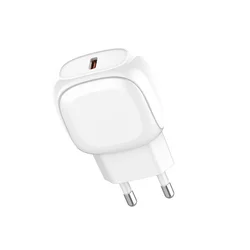 Kućni punjač LDNIO A1206C PD 27W sa kablom Type-C na Type-C beli 1m