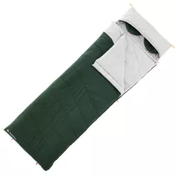 Vreća za spavanje za kampiranje ARPENAZ 0 °C pamučna zelena