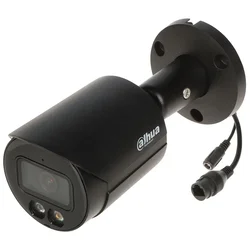 DAHUA IPC-HFW2449S-S-IL-0280B-BLACK 4MP Smart Dual Light Fixed-focal Bullet WizSense Network kamera crna