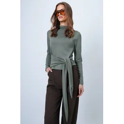 Trend Alacati Stili Ženska bluza Alc-X14652, Kaki