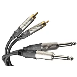 KABEL 2RCA-2X6,3MP DHT535 1,8M