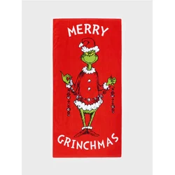 Sinsay - Pamučni peškir Grinch - crvena