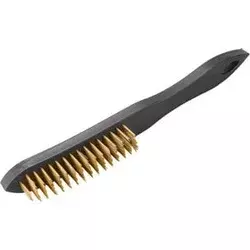 Extol Craft Medeninasta krtača, 4řadý, 290mm