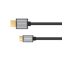 Mini HDMI - HDMI kabel 1,8 m Kruger&Matz Basic