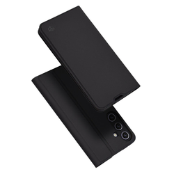 Magskin ekološka kožna flip zaštita za Samsung Galaxy S24 Plus - Crna KP33273