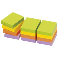 Blok samoljepljiv 40x50mm 12x100L Spring Global Notes 5653-76 neon sortirano