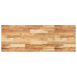 Stolna ploča 140x50x2 cm pravokutna od masivnog drva bagrema