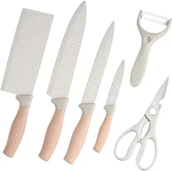 Set kuhinjskih noževa KN - 40948 - Bež KP40948