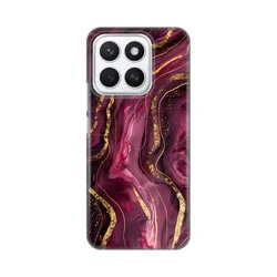 Silikonska maska za Honor X8c, Burgundy