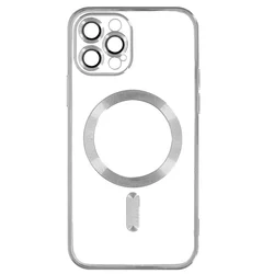 Futrola silikonska sa MagSafe za Iphone 12 PRO/ srebrna