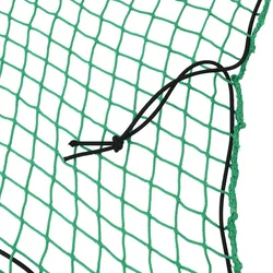 Mreža za prikolicu s elastičnim užetom zelena 3,5x3 m PP