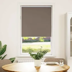 Rolo zavjesa za zamračivanje boje kave 65x130 cm Širina tkanine 60,7 cm Poliester