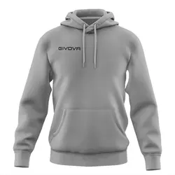 Givova muška dukserica/hoodie Con Cappuccio New Grigio