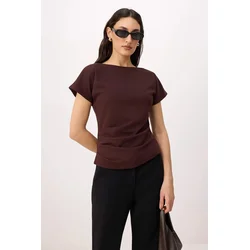 Trendyol Milla Ženska bluza, Braon