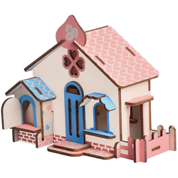 Woodcraft Lesena 3D sestavljanka Čokoladna hiša