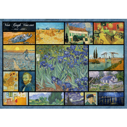 Grafika - Puzzle Kolaži: Vincent Van Gogh - 1 000 kosov