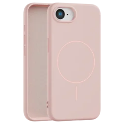 Velvet Touch MagSafe maska za iPhone 16e - Roze