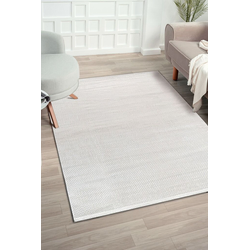 Conceptum Hypnose Tepih Zett Ze013, 160x230 cm, Beli