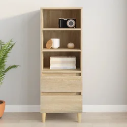 Visoka komoda hrasta sonome 40x36x110 cm od konstruiranog drva