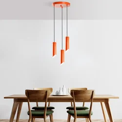 Opviq Luster Kesik-6916, 75-114cm, 40 cm, 3xE27, Narandžasti