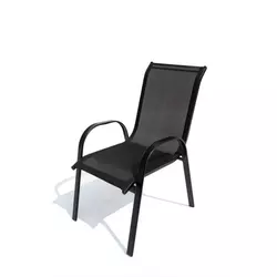 Baštenska stolica Como, crna