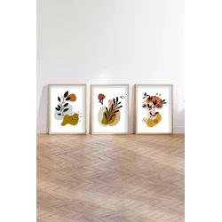 Wallity Uramljena slika Huhu185, 50x70 cm , 3 dijela