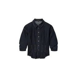 AllSaints Bluza Nancy temno modra