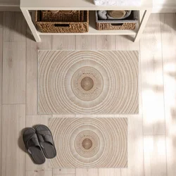 Lessentiel Maison Set prostirki za kupatilo Asr34, 2 dela, Bež