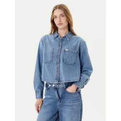 Guess Jeans Srajca W5YH0D D5M86 Modra Regular Fit