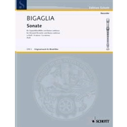 BIGAGLIA:SONATE A-MOLL SBF