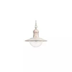 Brilagi - Spoljašnje viseće svetlo MOLDE 1xE27/60W IP44 belo/patina