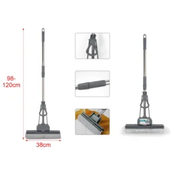 KMT Džoger za brisanje podova, Teleskopska ručka, 98-120cm
