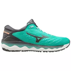 Mizuno WAVE SKY 3, ženske patike za trčanje, zelena J1GD1902