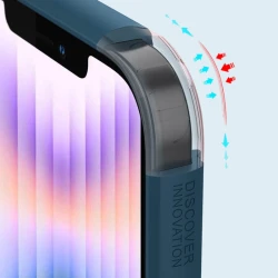 Nillkin Super Frosted Shield Pro ovitek za iPhone 15 Pro, Moder
