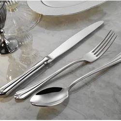 Hermia Set pribora za jelo, 18 komada, Srebrne boje
