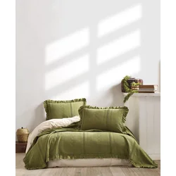 Lessentiel Maison Set Double prekrivač Tziana, 220x240cm, Zelena